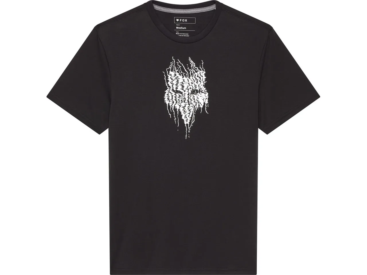 FOX Bark SS Tech Tee T-Shirt, Schwarz