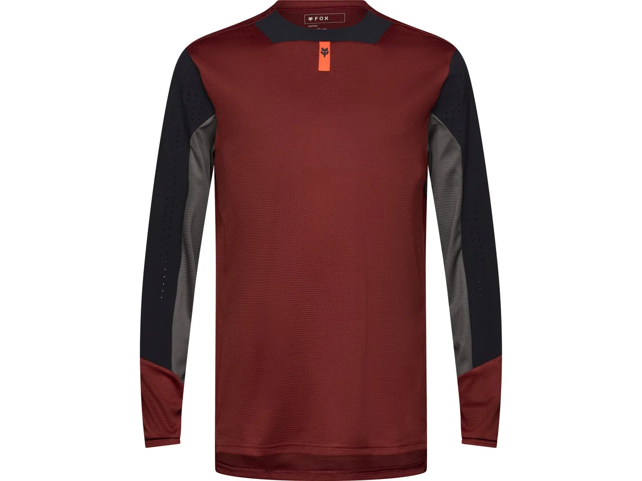 FOX Defend LS Jersey Modell 2024, Braun FOX Defend LS Jersey Modell 2024, Braun
