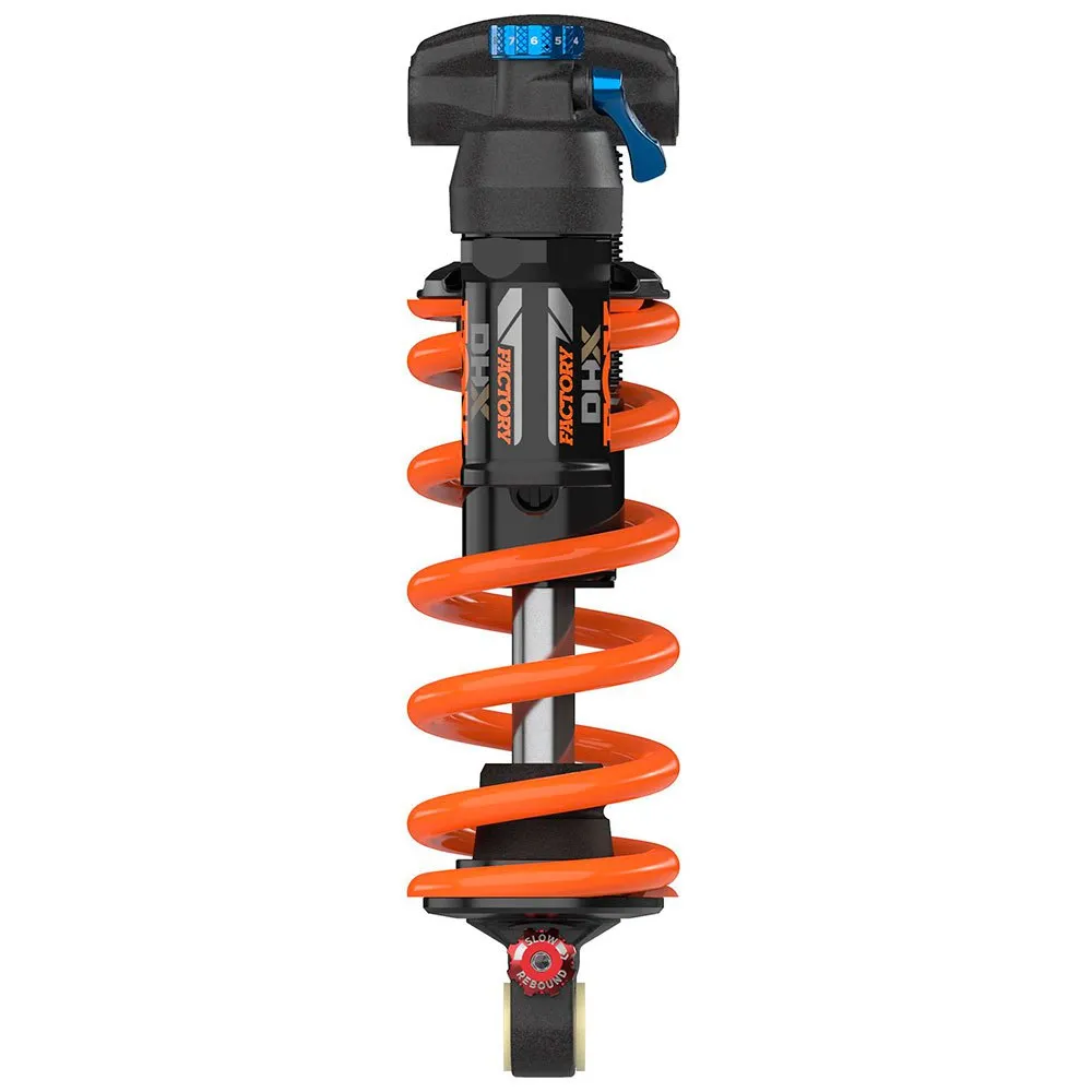 FOX Dhx Factory Series Cr 2pos-adj Trunnion Stoßdämpfer, Black, 55mm, 185mm FOX Dhx Factory Series Cr 2pos-adj Trunnion Stoßdämpfer, Black, 55mm, 185mm