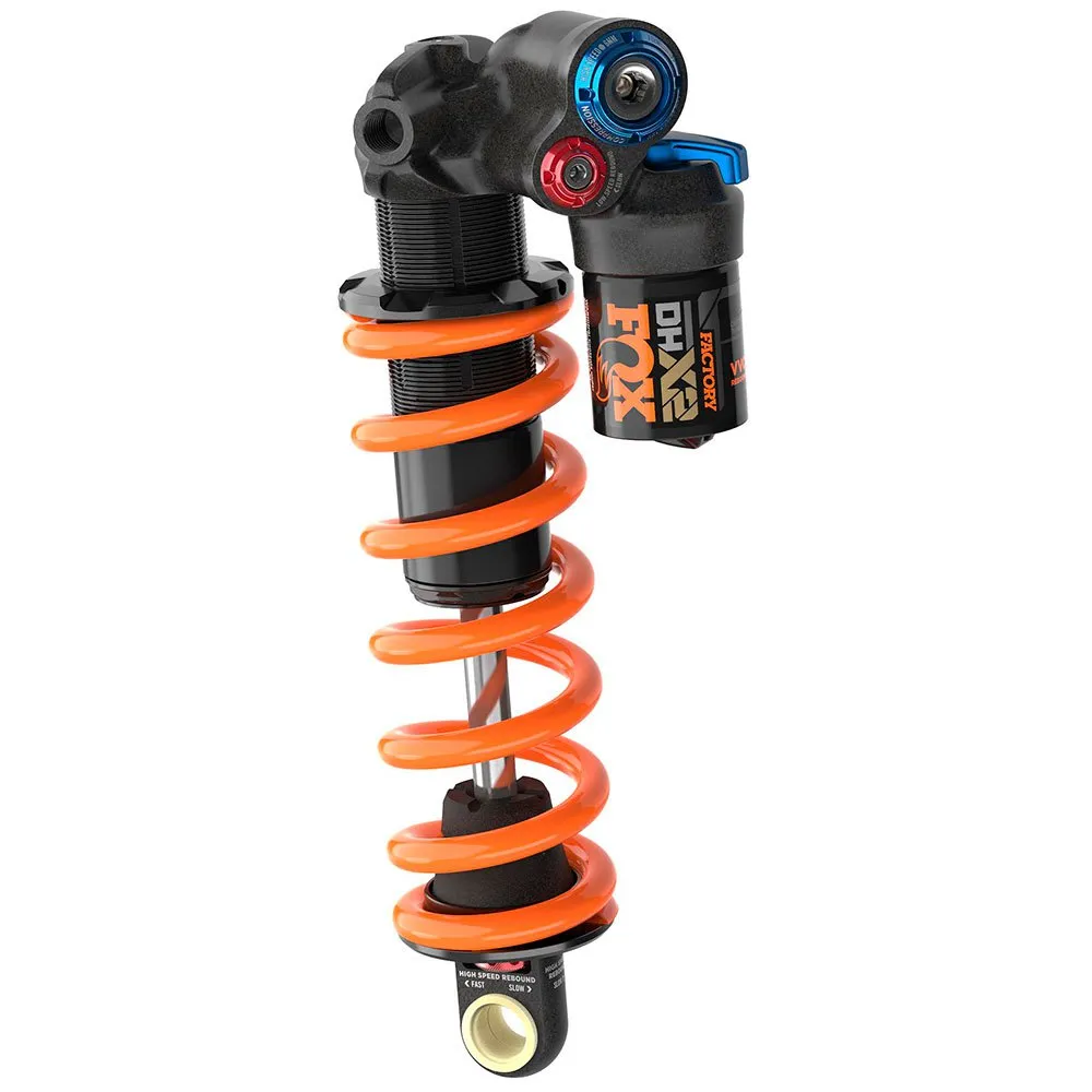 FOX Dhx2 Factory Series Cr 2pos-adj Trunnion Stoßdämpfer, Black, 55mm, 185mm FOX Dhx2 Factory Series Cr 2pos-adj Trunnion Stoßdämpfer, Black, 55mm, 185mm