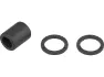 FOX Factory Aluminium Einbaubuchsenset 8 mm 3-teilig, Black, 15.75mm