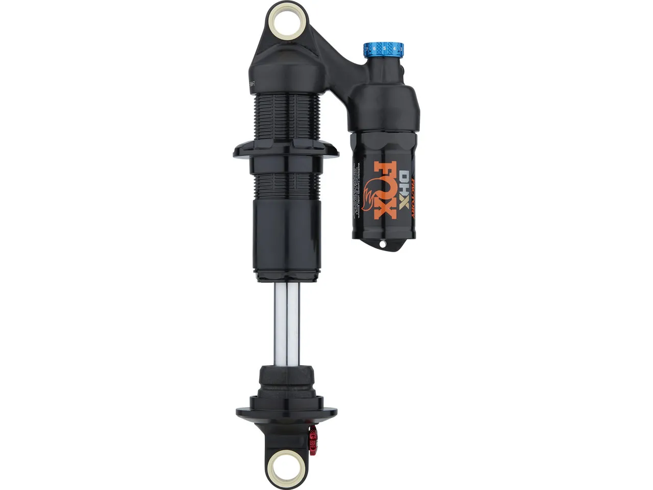 FOX Factory DHX 2POS Factory Dämpfer Modell 2022, Black-orange, 230mm x 57.5mm FOX Factory DHX 2POS Factory Dämpfer Modell 2022, Black-orange, 230mm x 57.5mm