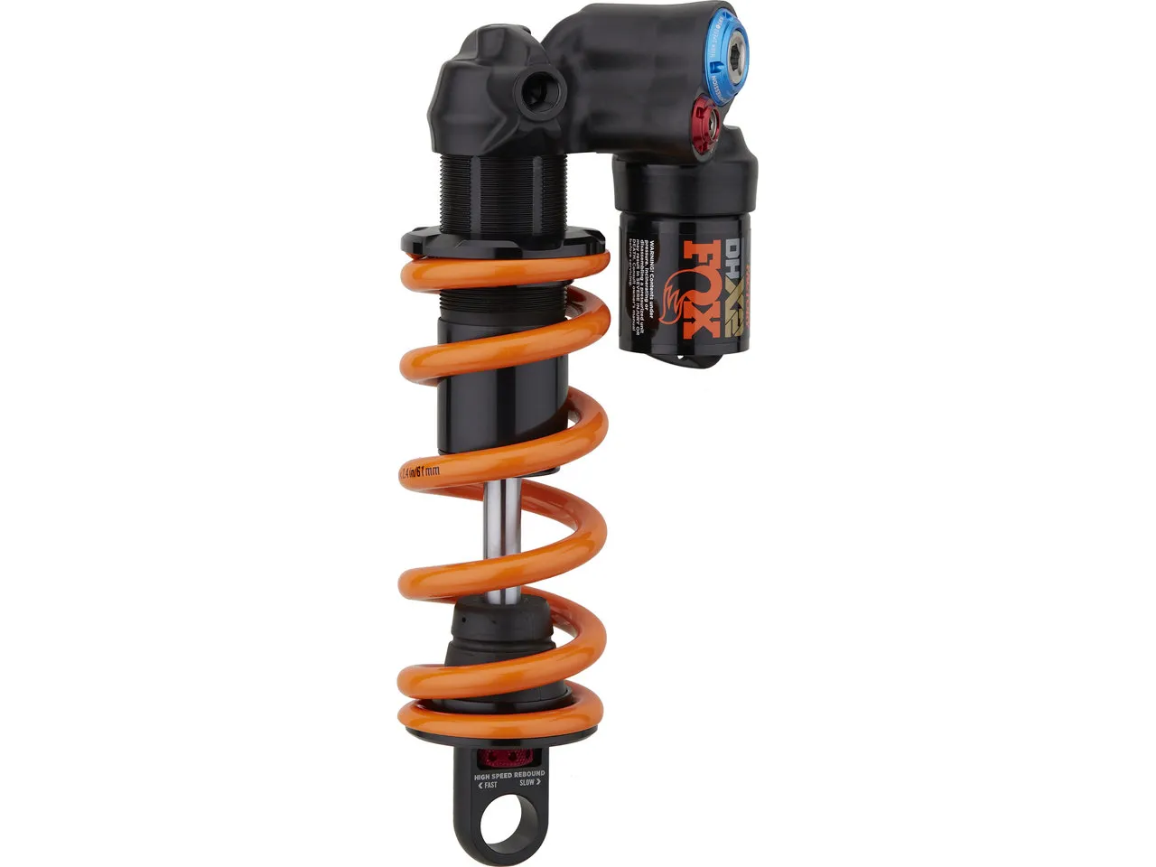 FOX Factory DHX2 2POS Factory Dämpfer für RAAW Jibb Modell 2022 - Werkstattverp., Black-orange, 185mm x 55mm / 500lbs
