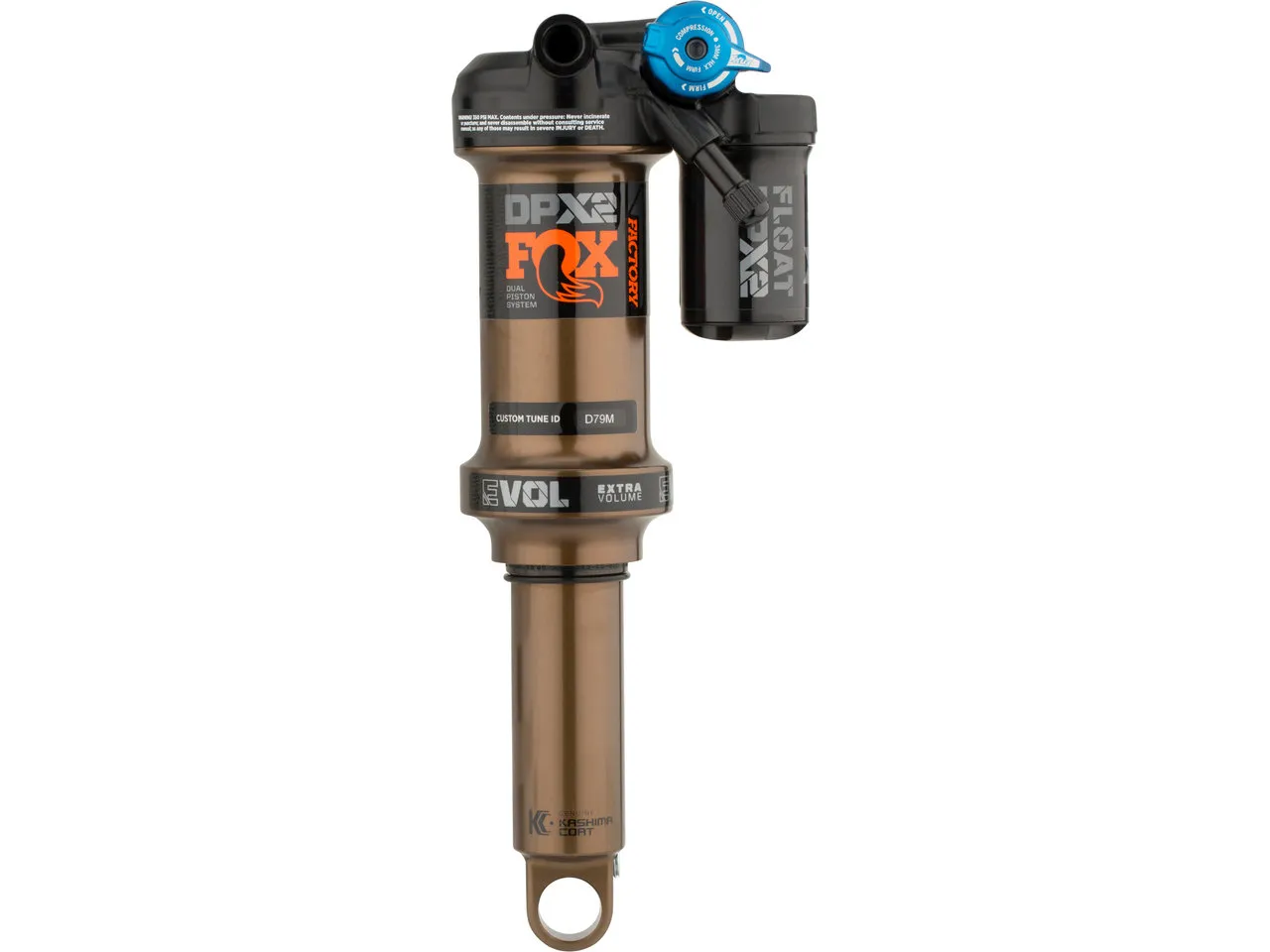 FOX Factory Float DPX2 EVOL LV 3POS Trunnion Factory Dämpfer 2021 für RAAW Madonna, Schwarz FOX Factory Float DPX2 EVOL LV 3POS Trunnion Factory Dämpfer 2021 für RAAW Madonna, Schwarz
