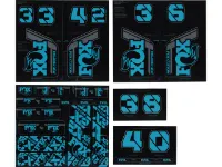 FOX Factory Fork and Shock Decal Kit Aufklebersatz ab Modell 2021 FOX Factory Fork and Shock Decal Kit Aufklebersatz ab Modell 2021