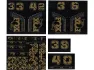 Black / gold