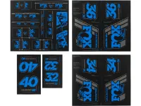FOX Factory Heritage Fork and Shock Decal Kit Aufklebersatz bis Modell 2020 FOX Factory Heritage Fork and Shock Decal Kit Aufklebersatz bis Modell 2020
