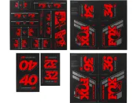 FOX Factory Heritage Fork and Shock Decal Kit Aufklebersatz bis Modell 2020