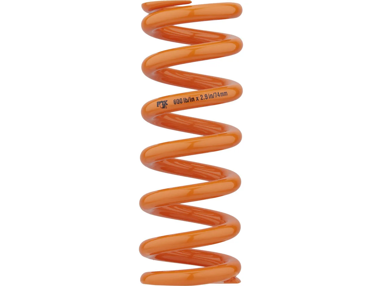 FOX Factory SLS Super Light Stahlfeder für 69 - 70 mm Hub, Orange, 350lbs