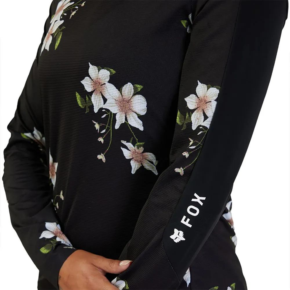 FOX Flexair Ascent Dogwood Langarm-t-shirt, Black, XS FOX Flexair Ascent Dogwood Langarm-t-shirt, Black, XS