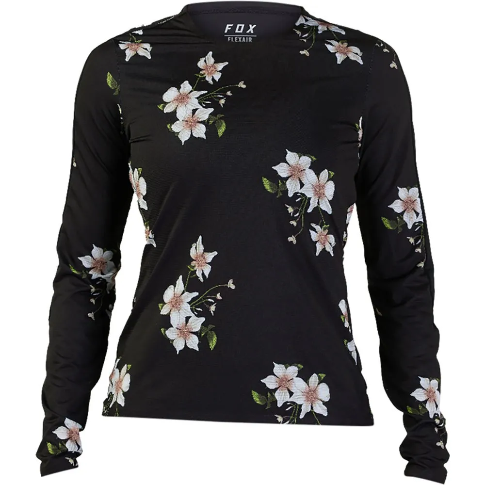 FOX Flexair Ascent Dogwood Langarm-t-shirt, Black, XS FOX Flexair Ascent Dogwood Langarm-t-shirt, Black, XS