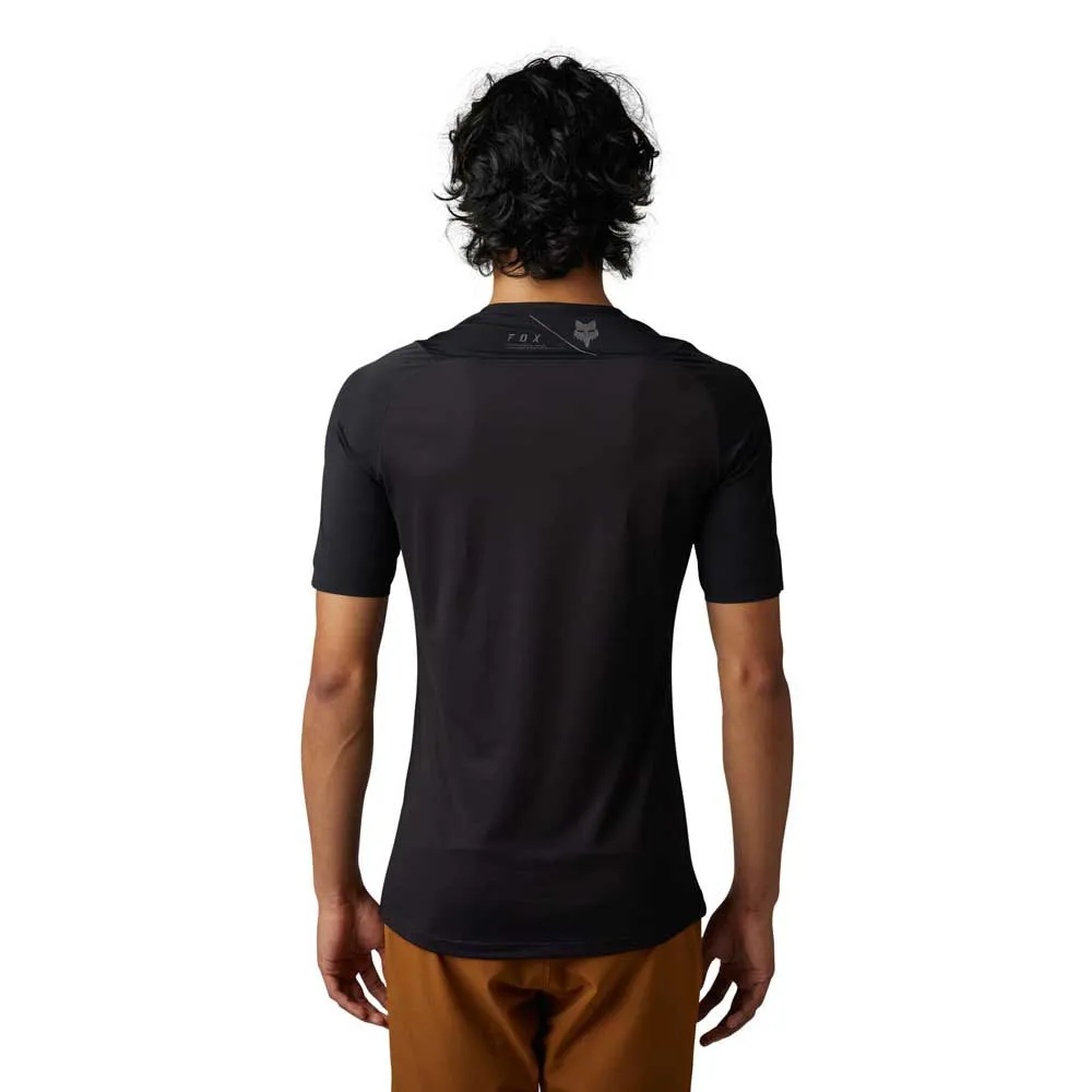 FOX Flexair Ascent Kurzarm-radtrikot, Black, S