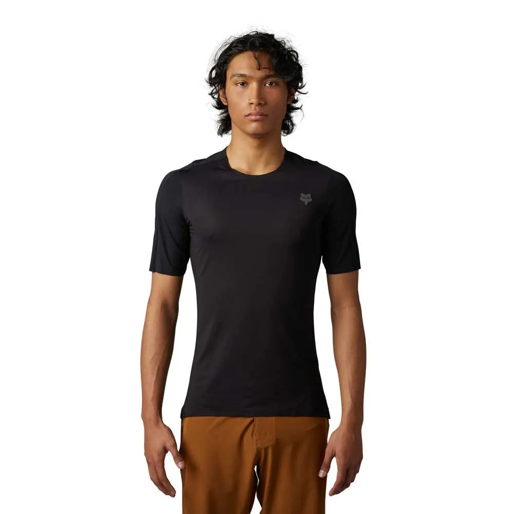 FOX Flexair Ascent Kurzarm-radtrikot, Black, S