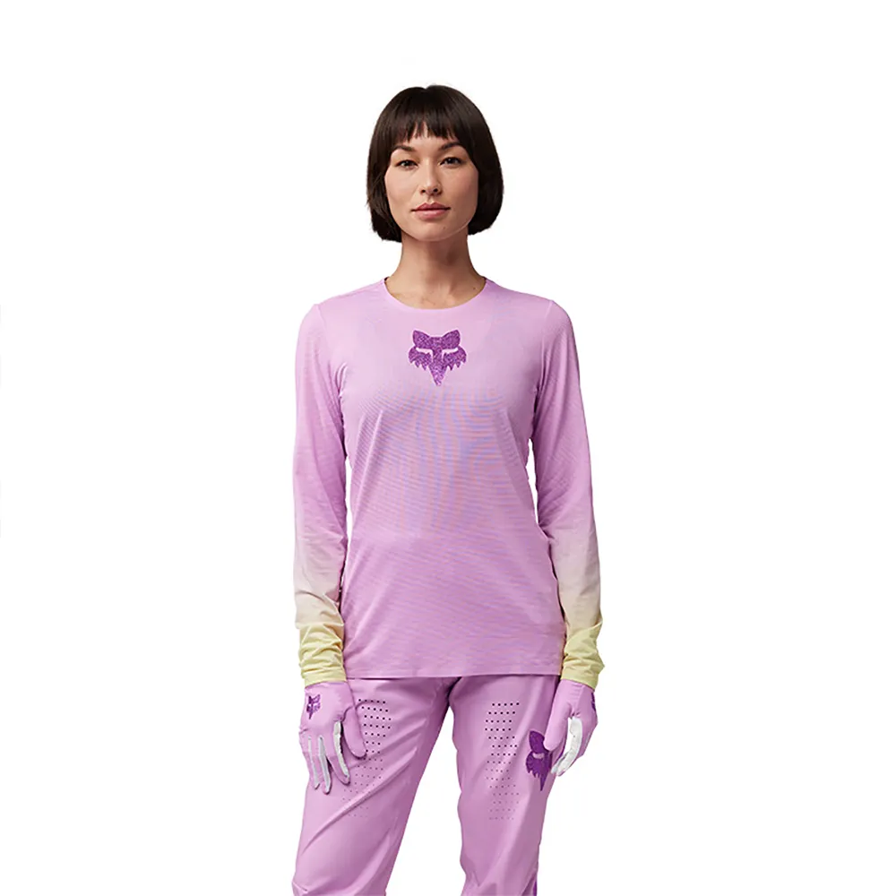 FOX Flexair Ts57 Langarm Enduro Trikot, Pink, S