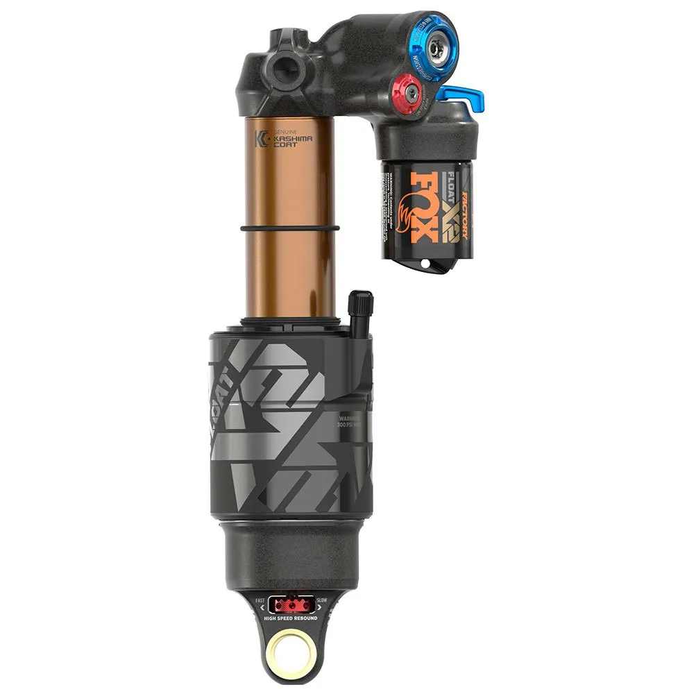 FOX Float X2 Kashima Factory Series 2pos-adj Trunnion Stoßdämpfer, Black, 55mm, 185mm FOX Float X2 Kashima Factory Series 2pos-adj Trunnion Stoßdämpfer, Black, 55mm, 185mm