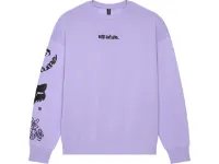FOX Hello Future Oversized Fleece Crew Pullover FOX Hello Future Oversized Fleece Crew Pullover