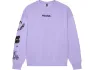 FOX Hello Future Oversized Fleece Crew Pullover, Lila