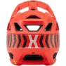 FOX Proframe Nace Mips Downhillhelm, Orange flame
