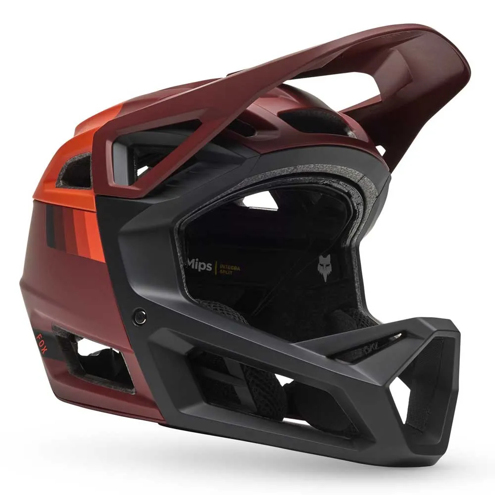 FOX Proframe Rs Sol Mips Downhillhelm, Rust