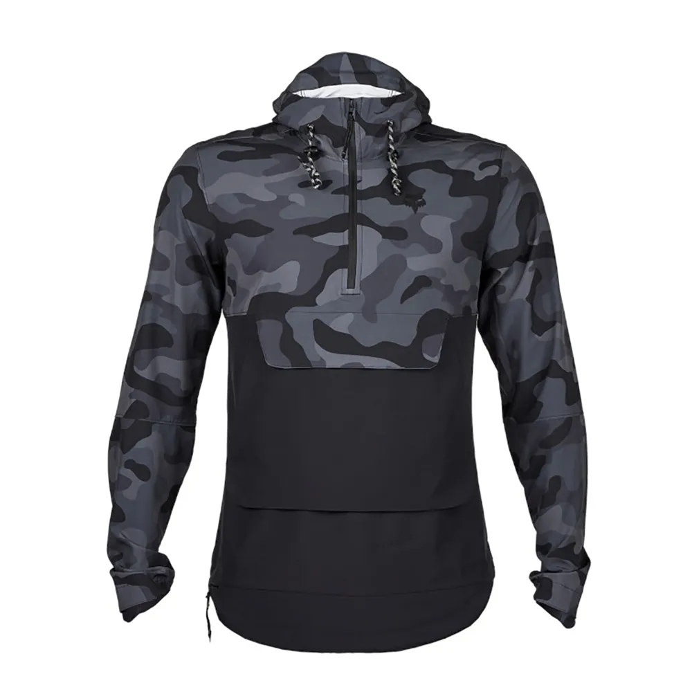 FOX Ranger Wind 31038 Kapuzenpullover, Black camo, S FOX Ranger Wind 31038 Kapuzenpullover, Black camo, S