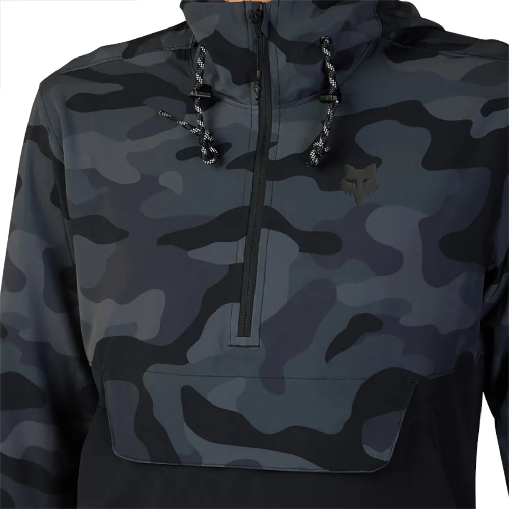 FOX Ranger Wind 31038 Kapuzenpullover, Black camo, S FOX Ranger Wind 31038 Kapuzenpullover, Black camo, S