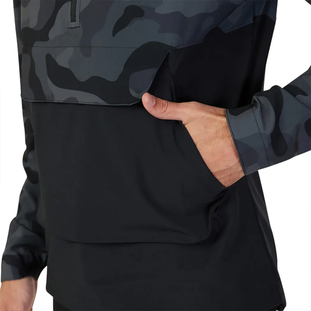 FOX Ranger Wind 31038 Kapuzenpullover, Black camo, S FOX Ranger Wind 31038 Kapuzenpullover, Black camo, S