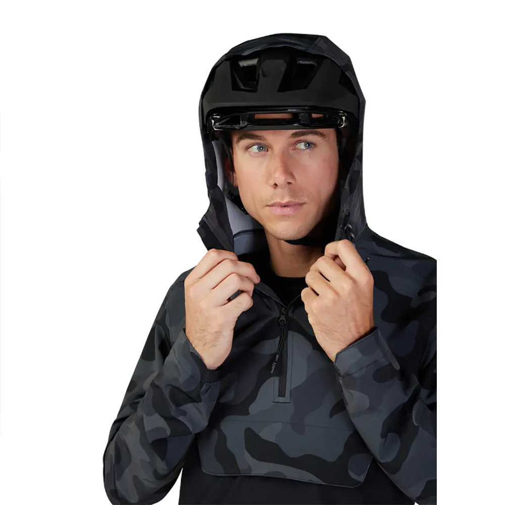 FOX Ranger Wind 31038 Kapuzenpullover, Black camo, S FOX Ranger Wind 31038 Kapuzenpullover, Black camo, S