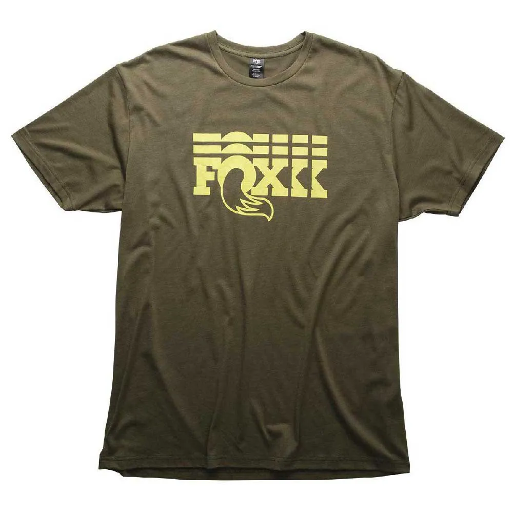 FOX Stacked Kurzarm-t-shirt, Green, M FOX Stacked Kurzarm-t-shirt, Green, M
