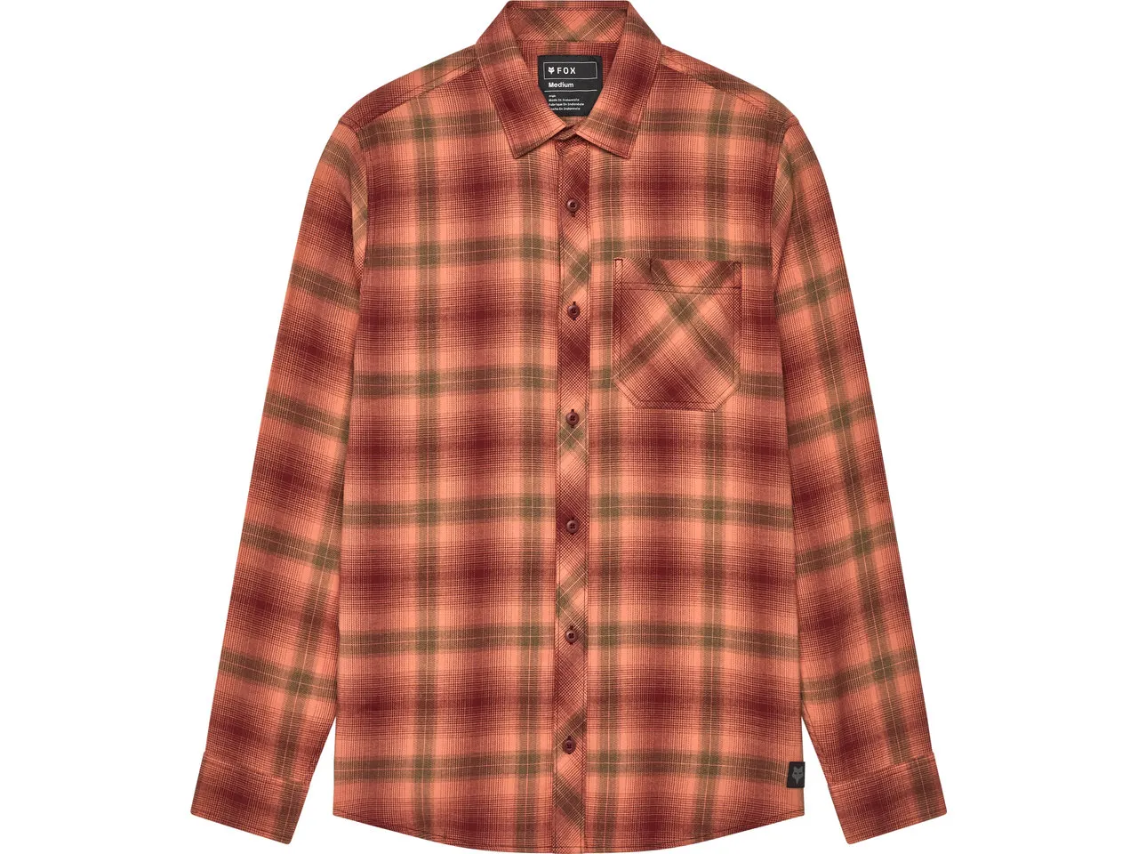 FOX Survivalist Flannel Hemd, Braun