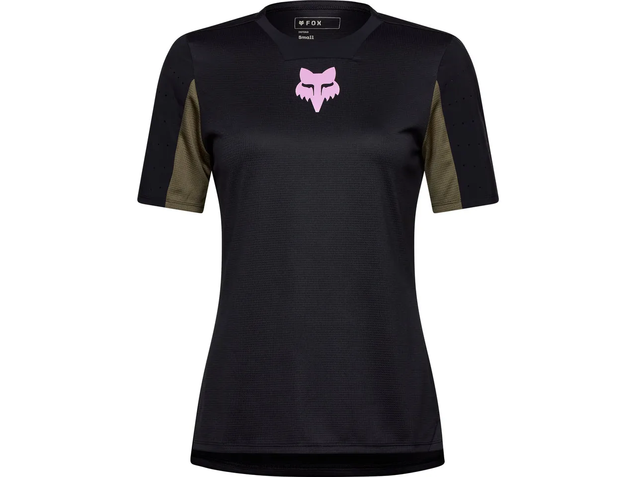 FOX Womens Defend S/S Park Trikot, Schwarz FOX Womens Defend S/S Park Trikot, Schwarz
