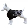 Freedog Alphabet Hundejacke, Black / white, 35cm