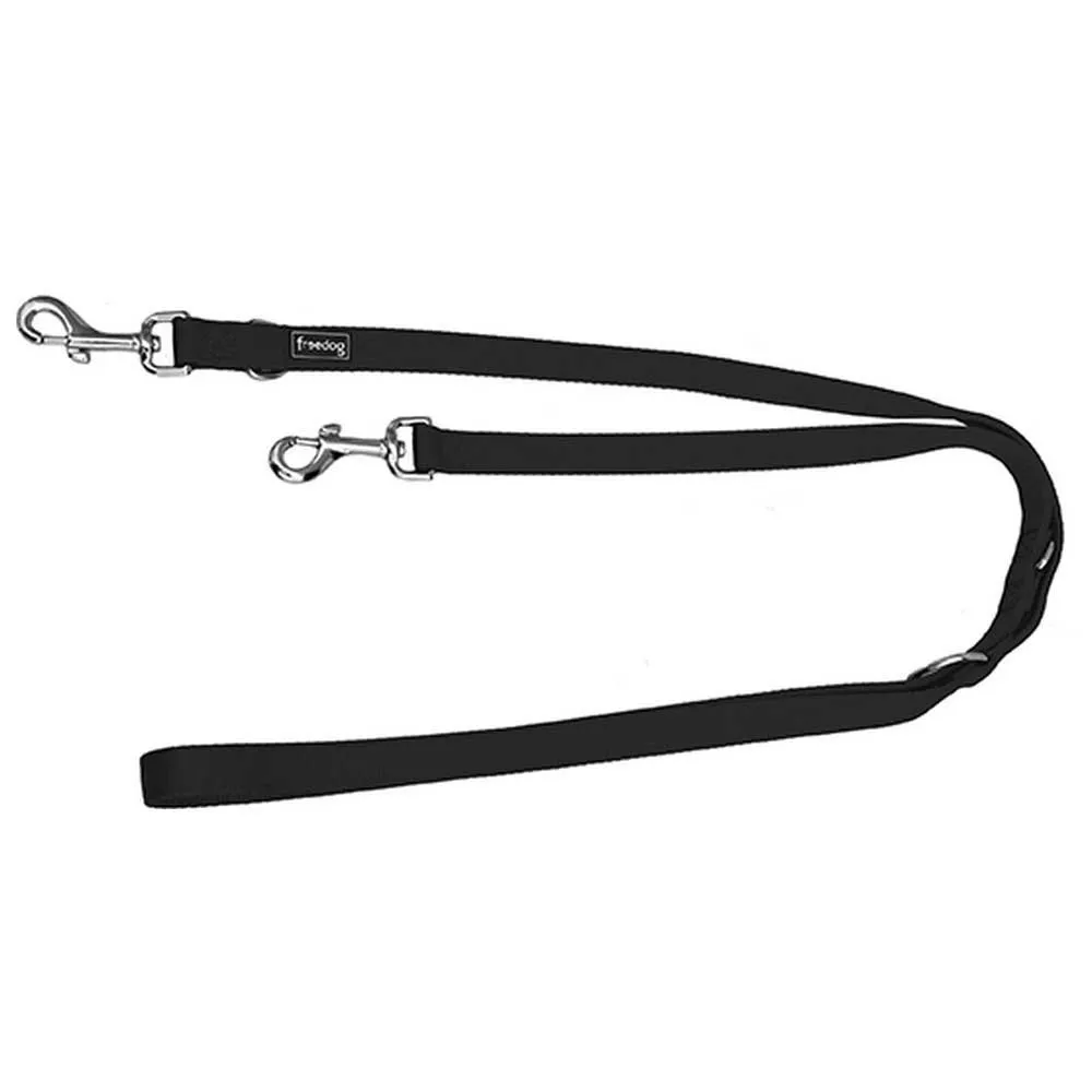 Freedog Führleine, Black, 25mm x 200cm