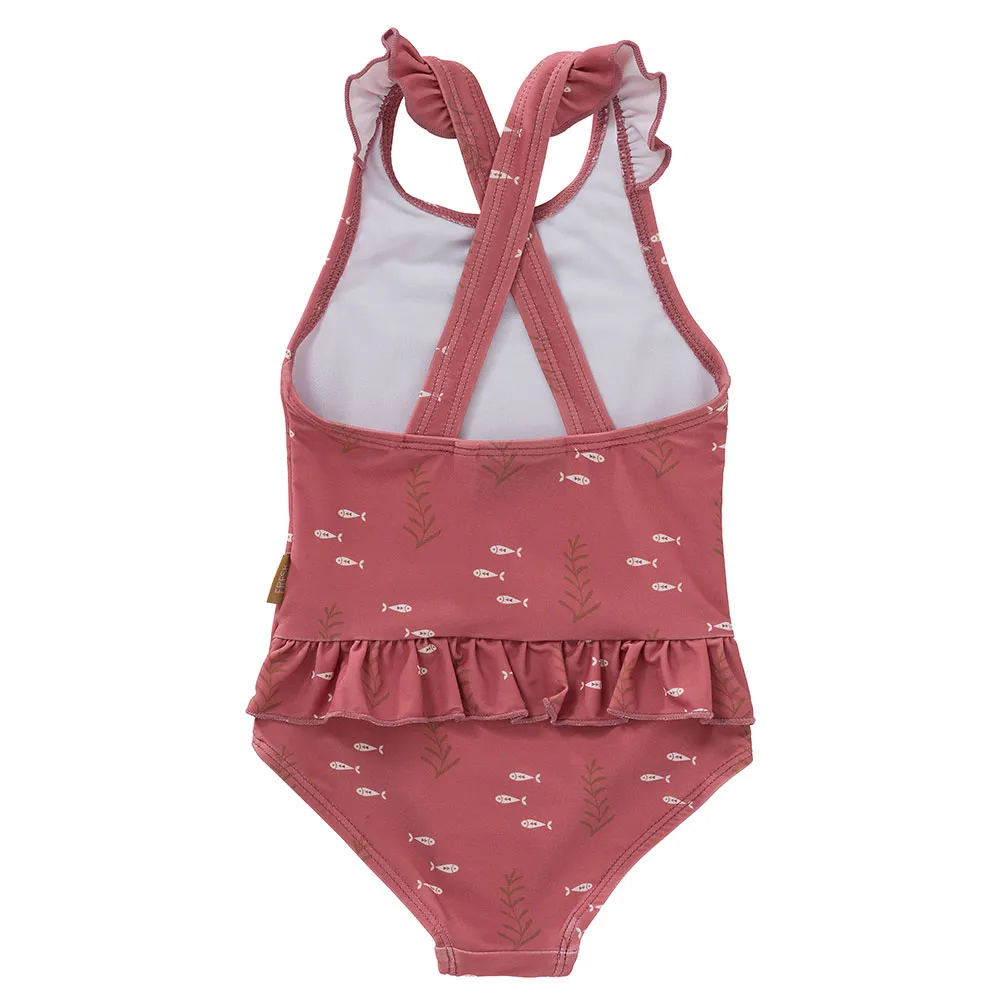 Fresk Badeshorts Für Den Ozean, Red, 5-6Y