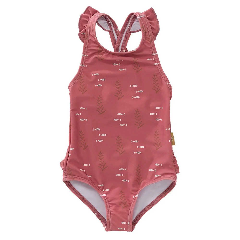 Fresk Badeshorts Für Den Ozean, Red, 5-6Y