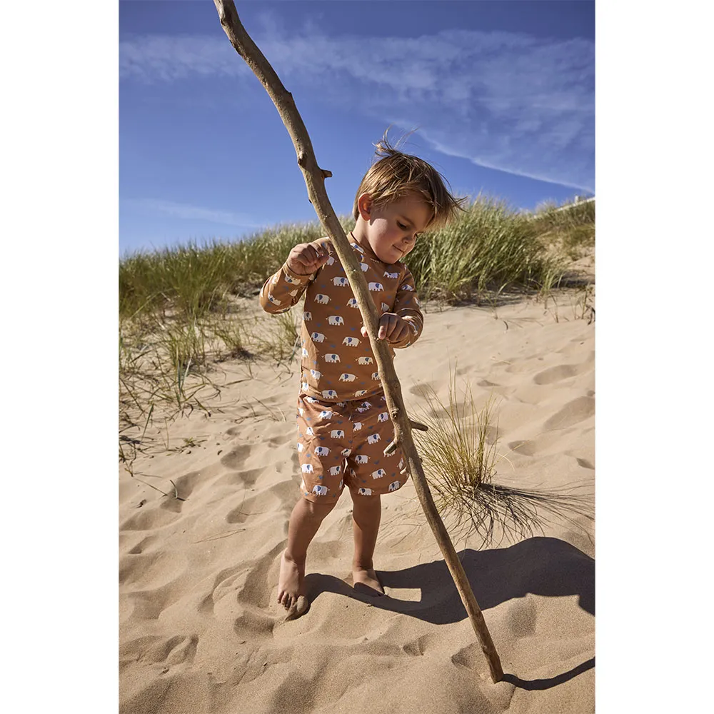 Fresk Elefanten Uv Langarm-t-shirt, Multicolor, 5-6Y Fresk Elefanten Uv Langarm-t-shirt, Multicolor, 5-6Y