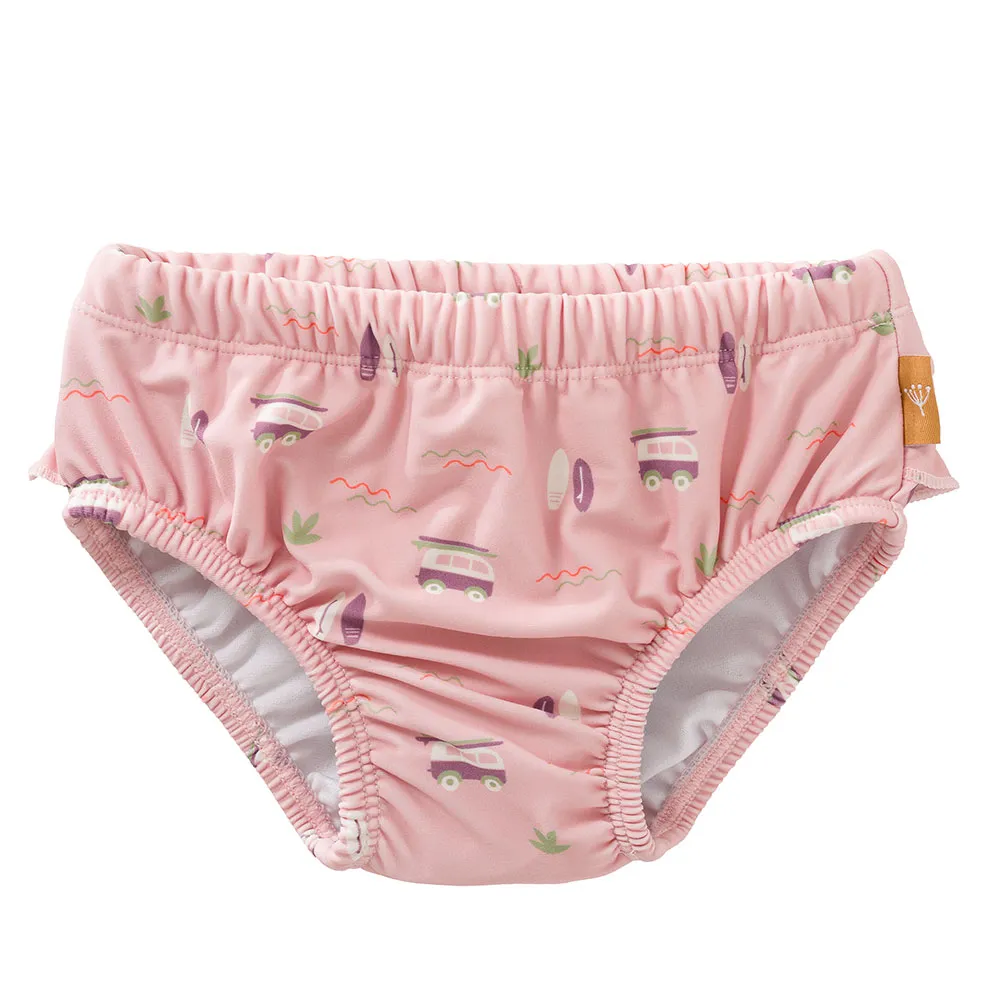 Fresk Surf-rüschenwindel Bikinihose, Pink, 3-6MON Fresk Surf-rüschenwindel Bikinihose, Pink, 3-6MON