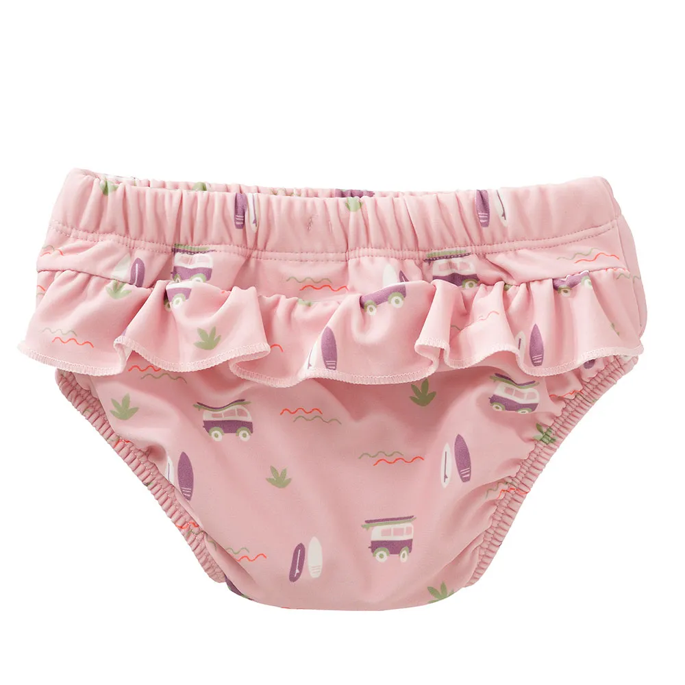 Fresk Surf-rüschenwindel Bikinihose, Pink, 3-6MON Fresk Surf-rüschenwindel Bikinihose, Pink, 3-6MON