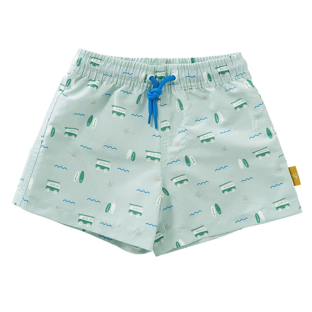 Fresk Tsw Badeshorts, Surf blue, 1-2Y