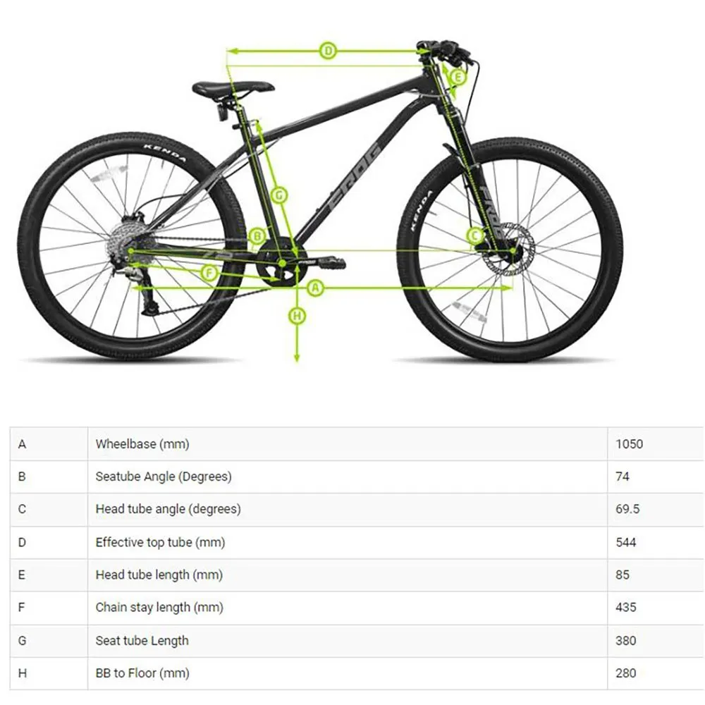 Frog Bikes 69 26´´ Mountainbike, Neon red, One Size Frog Bikes 69 26´´ Mountainbike, Neon red, One Size