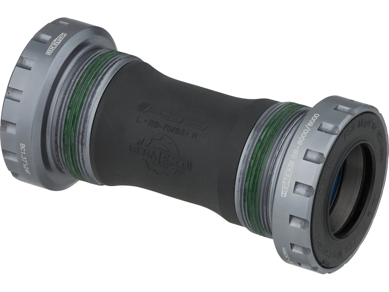FSA BB-6000 MegaExo 24 mm Innenlager, Grau, BSA FSA BB-6000 MegaExo 24 mm Innenlager, Grau, BSA