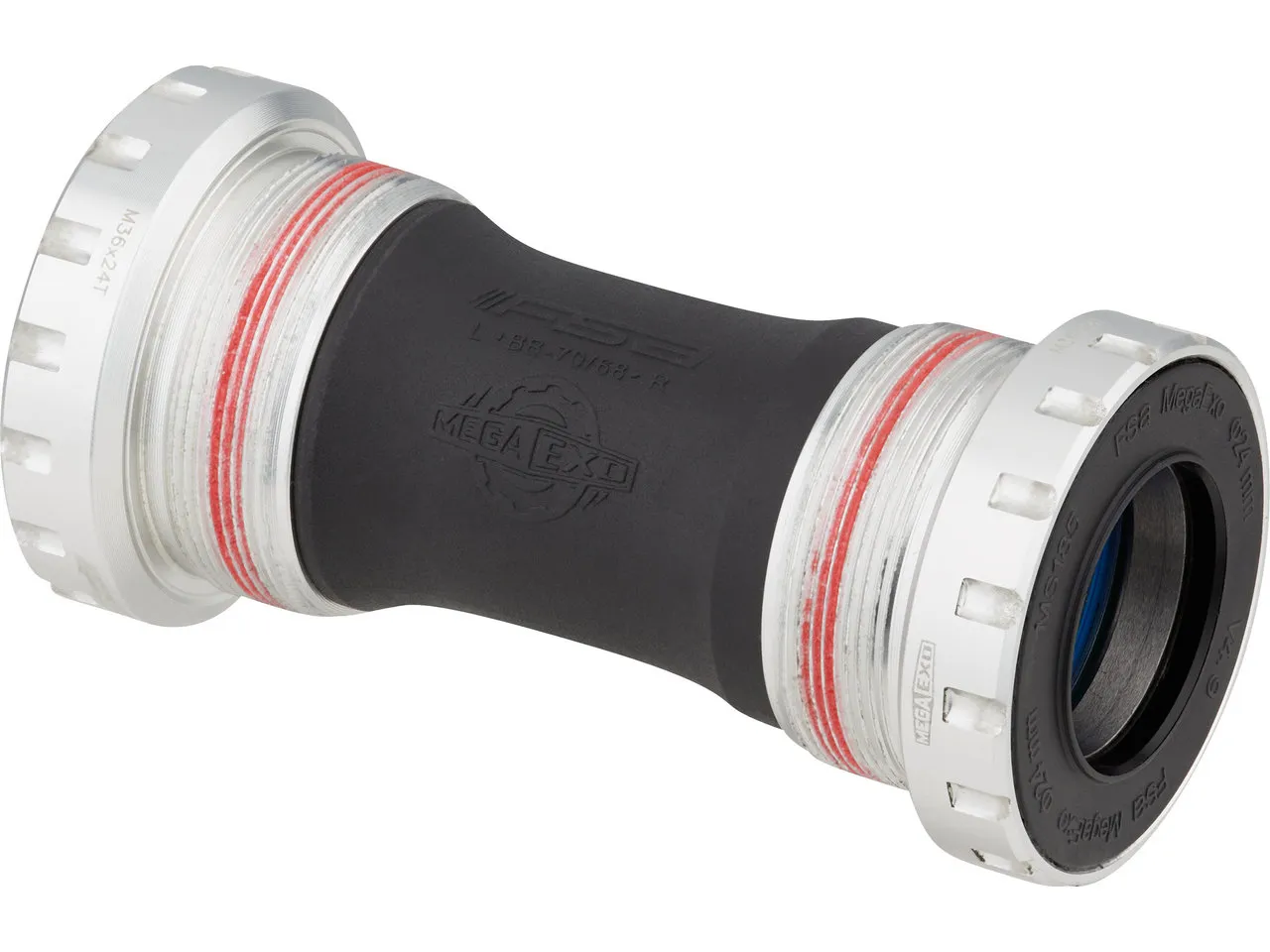 FSA BB-6000 MegaExo 24 mm Innenlager, Silver, ITA FSA BB-6000 MegaExo 24 mm Innenlager, Silver, ITA