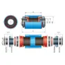 FSA Bb30/pf30 El228 Megaexo Tretlageradapter 24 Mm, Black, One Size