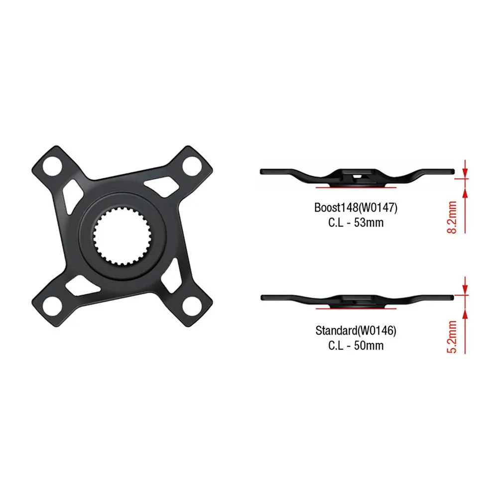 FSA Bosch Gen4 W0147 Spinne, Black, 148mm FSA Bosch Gen4 W0147 Spinne, Black, 148mm