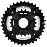 FSA Brose W0108+wb273+wc063 Kettenblatt, Anodized black, 36-22t