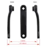 FSA Ck-745/jis Kurbel, Black, 165mm