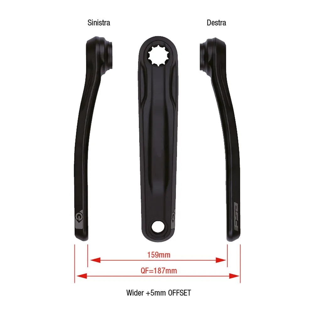 FSA Ck-761/is Kurbel, Black, 175mm FSA Ck-761/is Kurbel, Black, 175mm