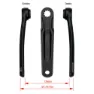 FSA Ck-762/is Kurbel, Black, 165mm