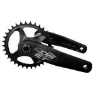 FSA Comet Press Direct Mount Megaexo Kurbelgarnitur, Black, 170mm, 34t