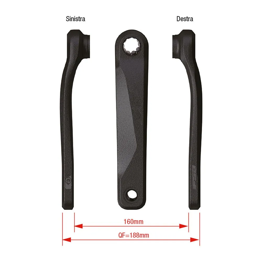 FSA E-bike Ck-220/is Linke Kurbel, Black, 170mm FSA E-bike Ck-220/is Linke Kurbel, Black, 170mm