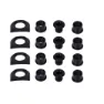 FSA E0403+ml085+ml163+ml231 4 Mm Kettenblattschraubensatz, Black, One Size
